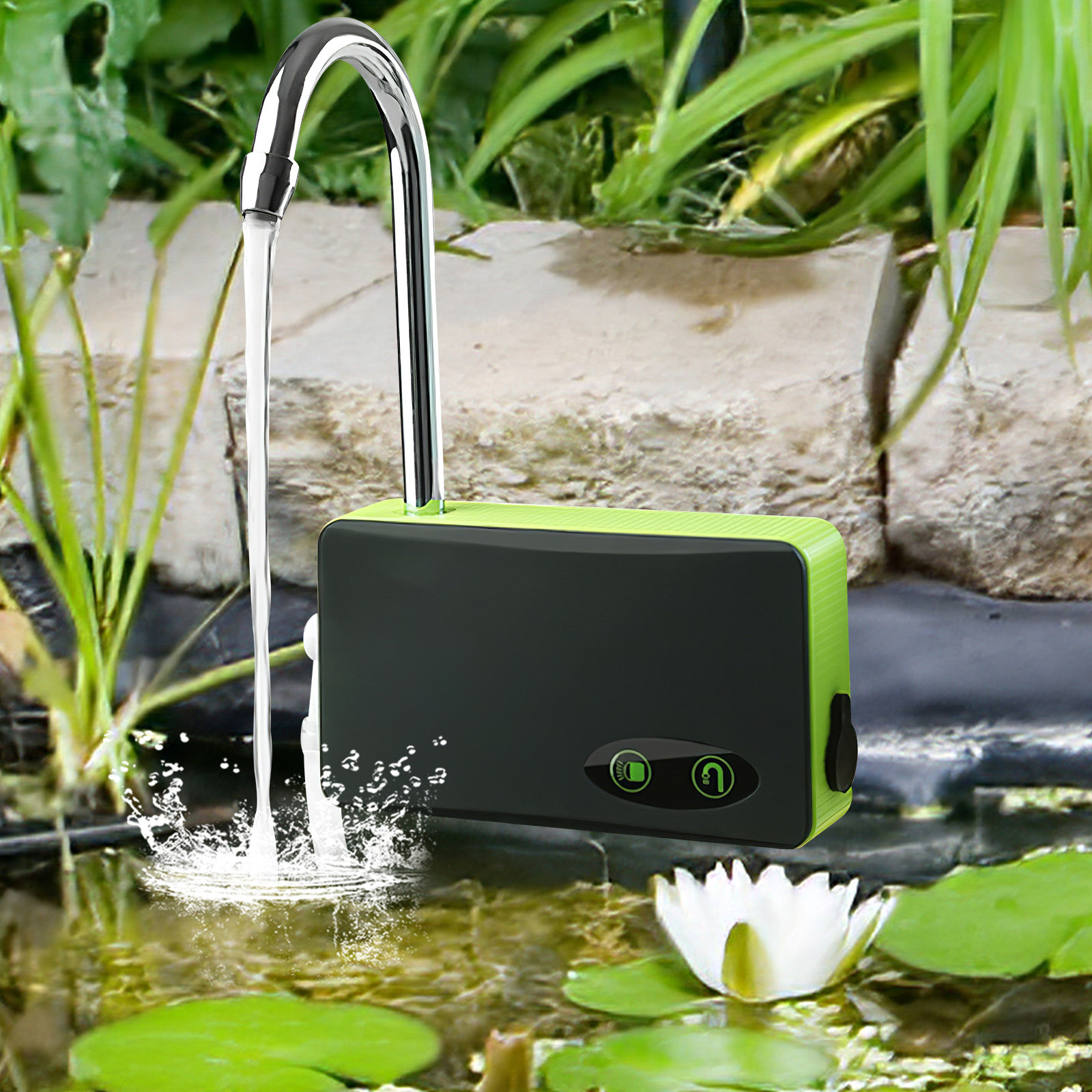 Gardening Tools Green - Portable Three-In-One Oxygen Pump For Fishing