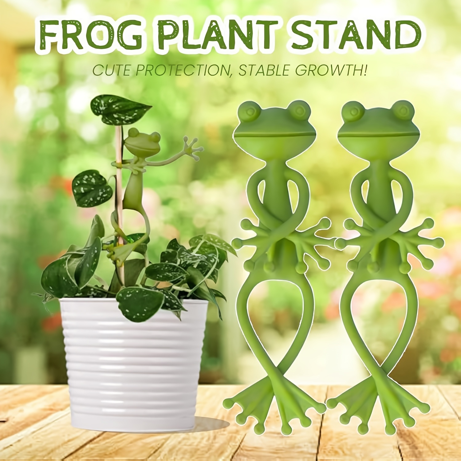 Gardening Tools Green - Creative Green Frog Plant Fixing Clip,