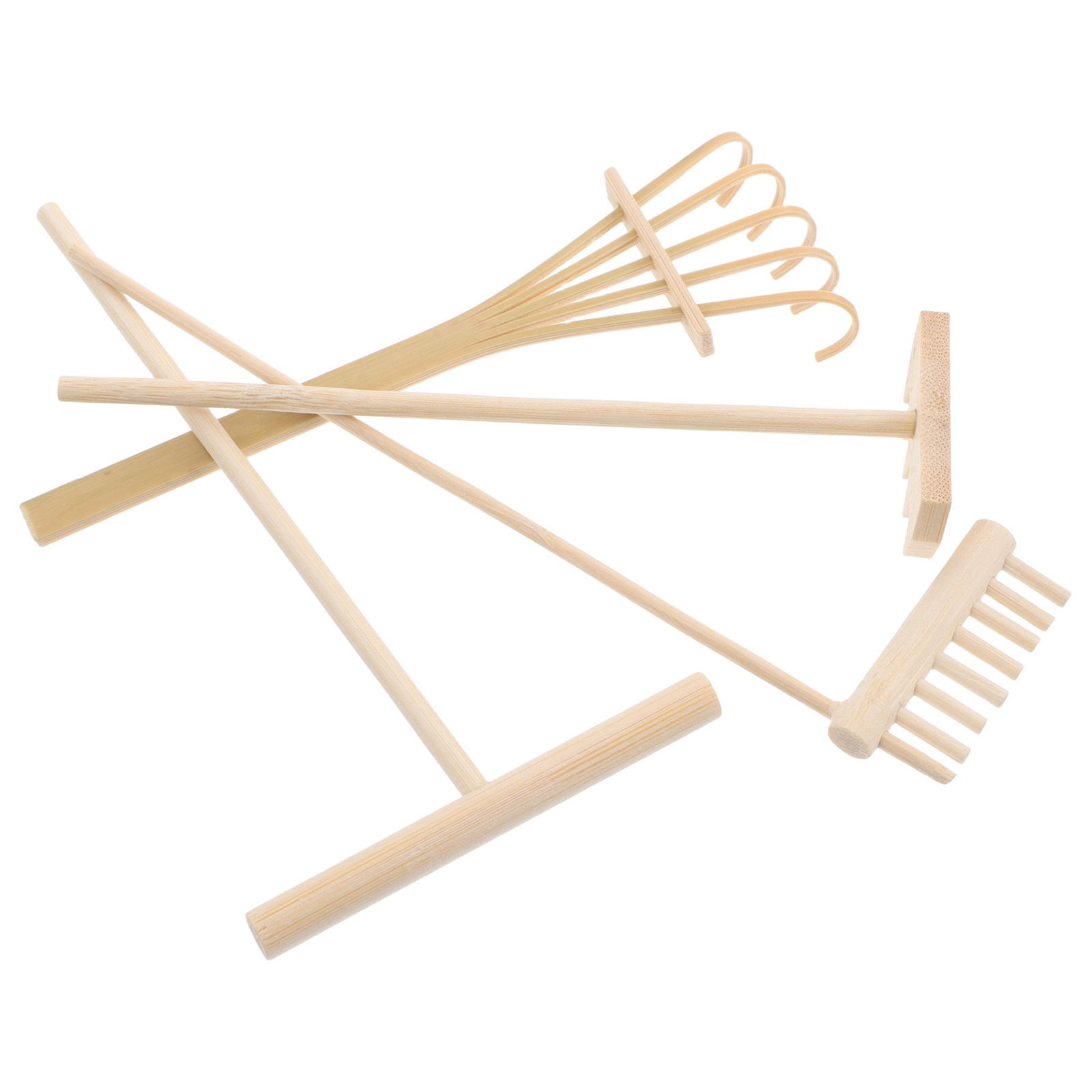 4Pcs Bamboo Zen Sand Garden Ra - Zen Gardening Tools review and price