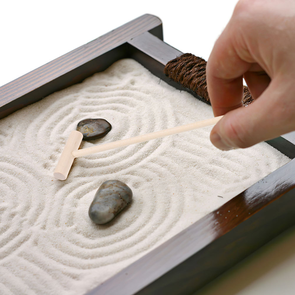 3pcs Bamboo Mini Rake Set For  - Zen Gardening Tools review and price