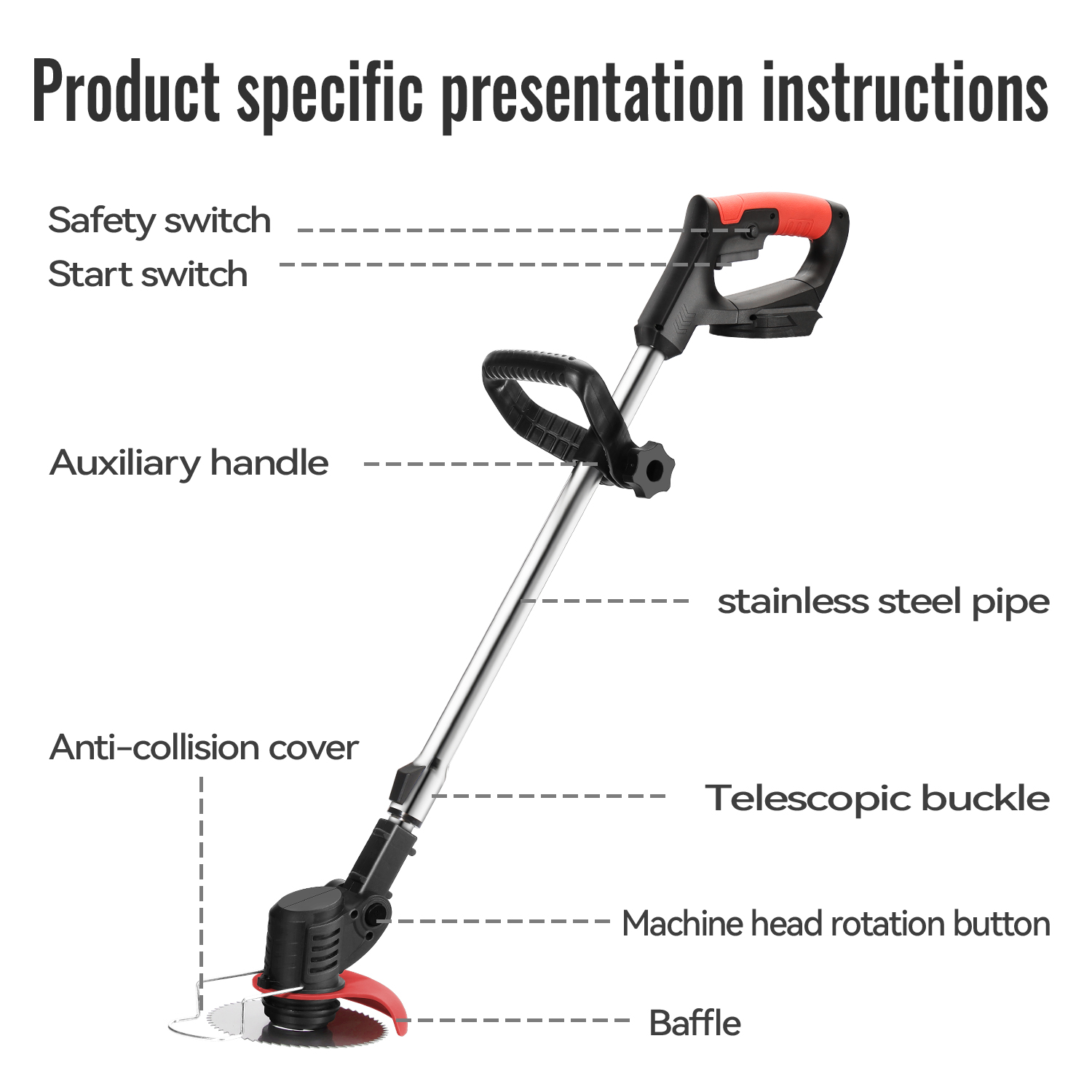 Lithium Electric Grass Trimmer - Gardening Tools Lawn Mower review and price