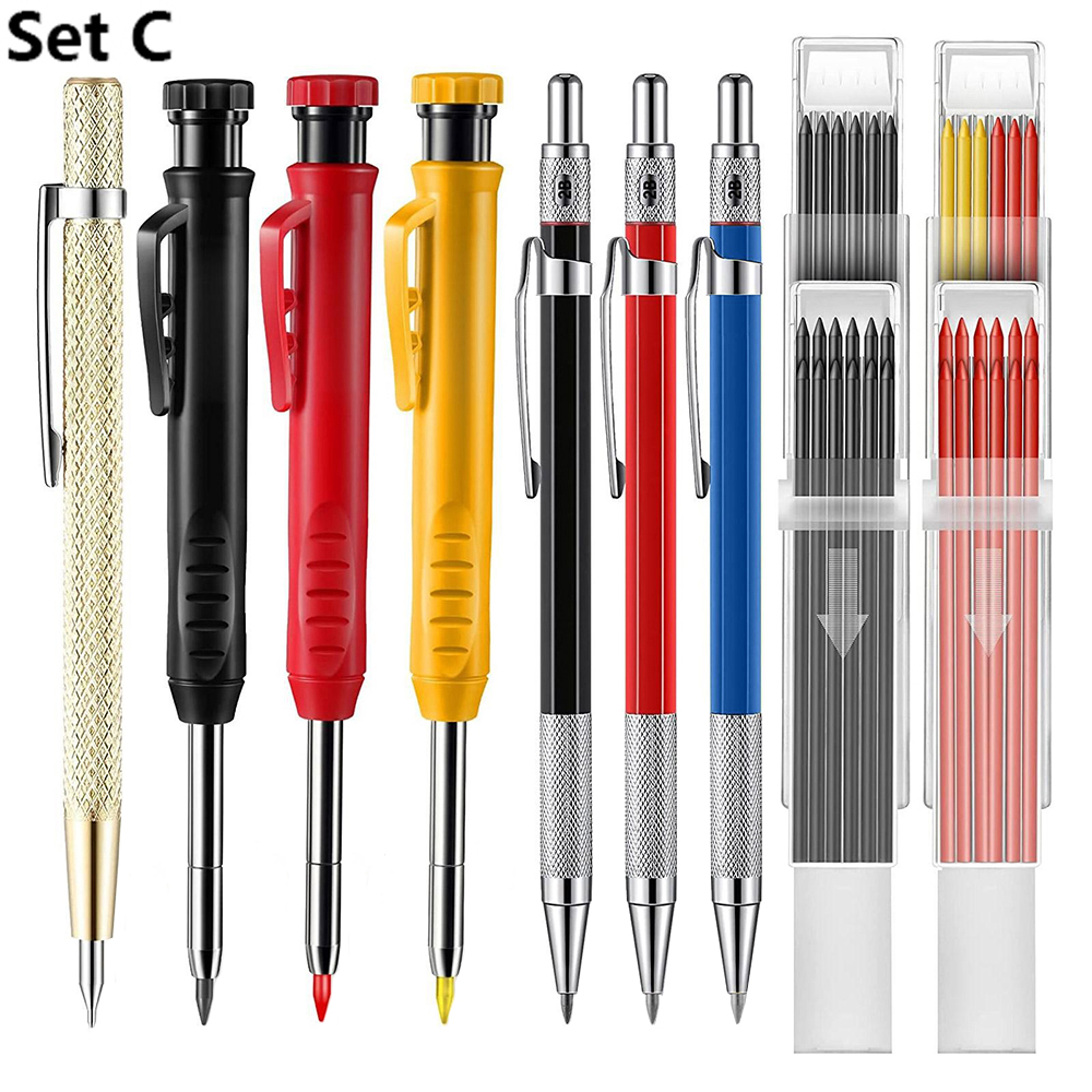 A/B/C/D Set Carpenter Pencils  - Gardening Tools B&Q review and price