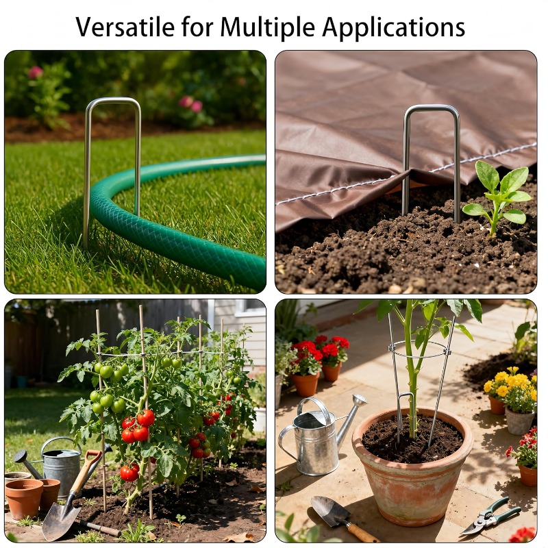 10 Pcs U-shaped Garden Nails A - Gardening Tools Used review and price