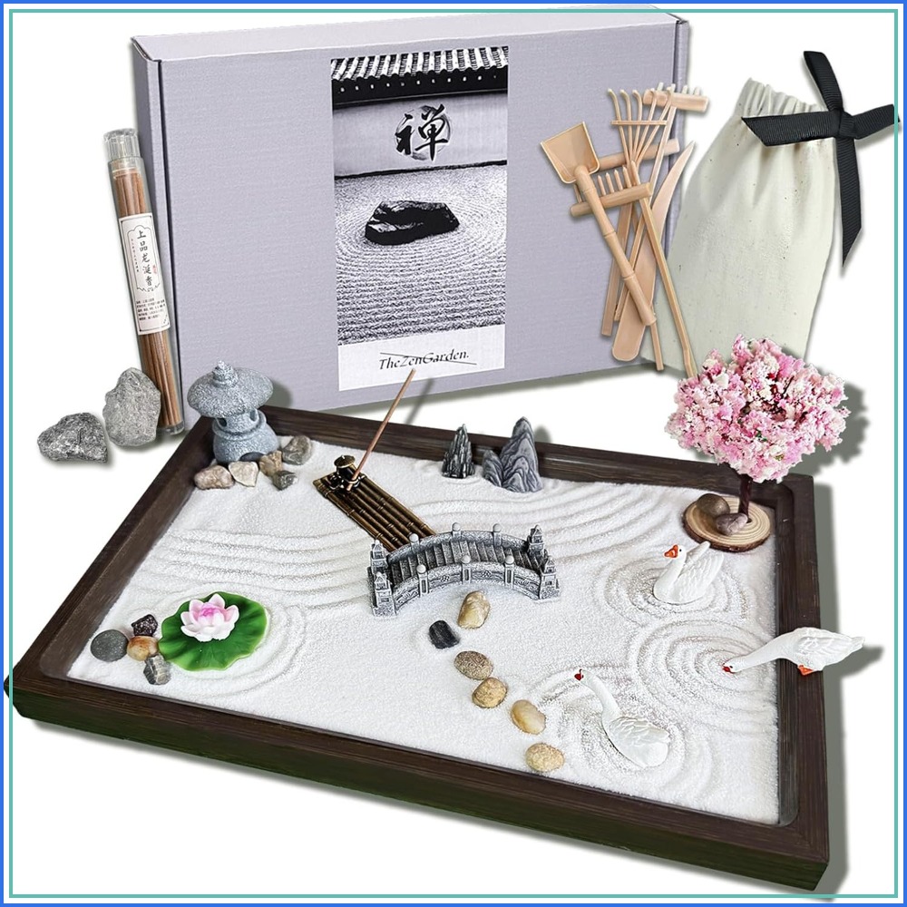 SRAYW Zen Garden Kit For Desk  - Zen Gardening Tools review and price