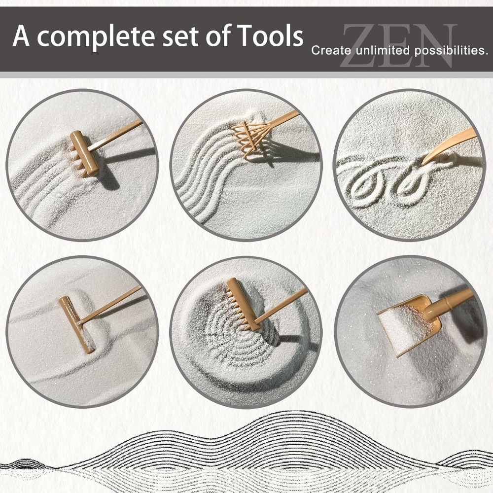 SRAYW Zen Garden Kit For Desk  - Zen Gardening Tools review and price