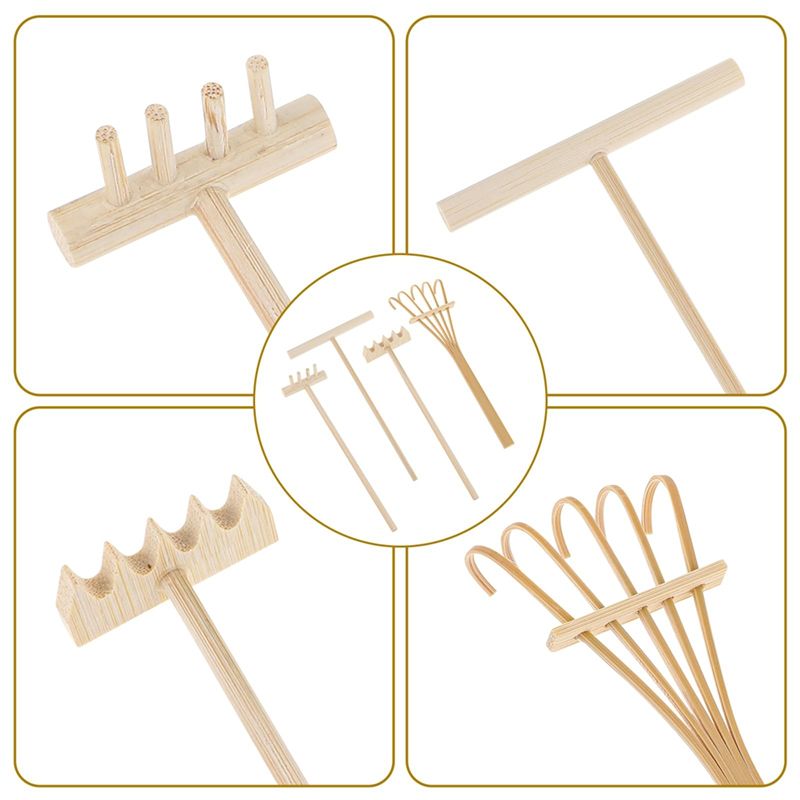 AEE4-Zen Garden Rake Tool Set  - Zen Gardening Tools review and price