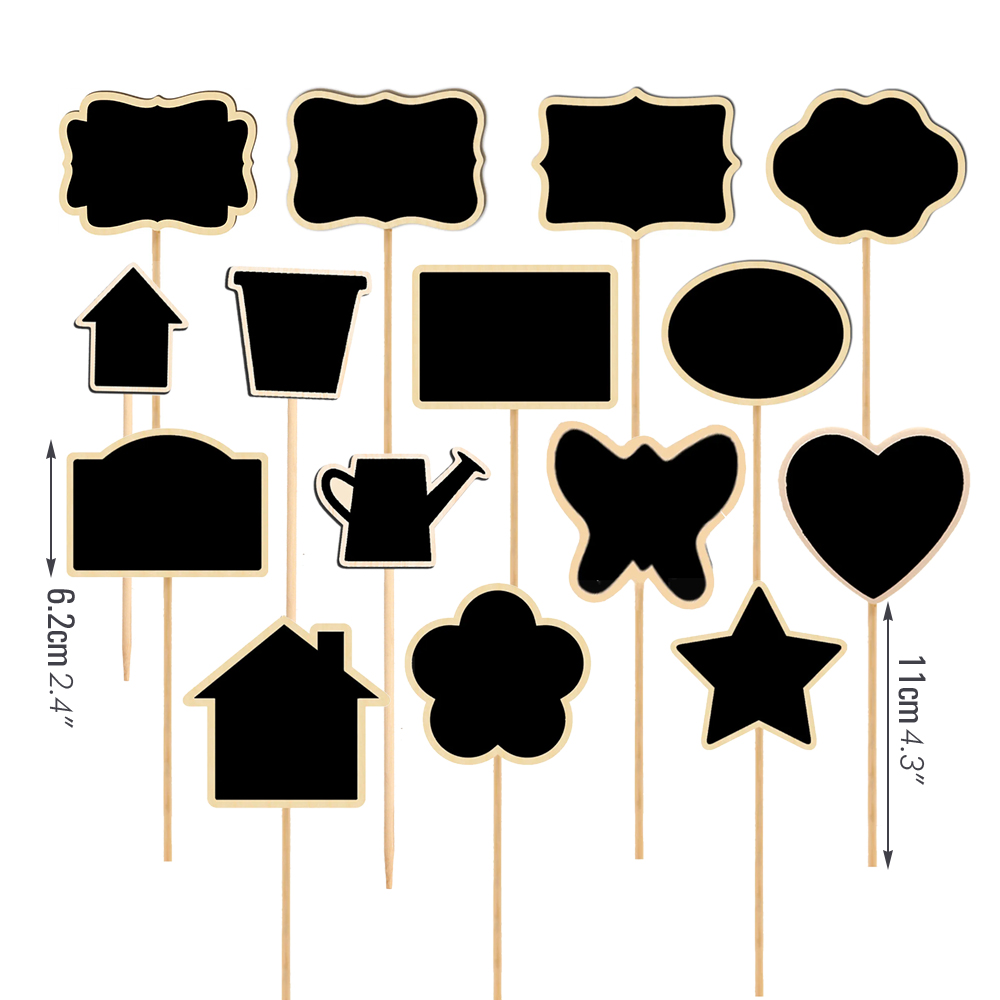 10PCS Wood Mini Chalkboard Sig - Plant Label Tags review and price