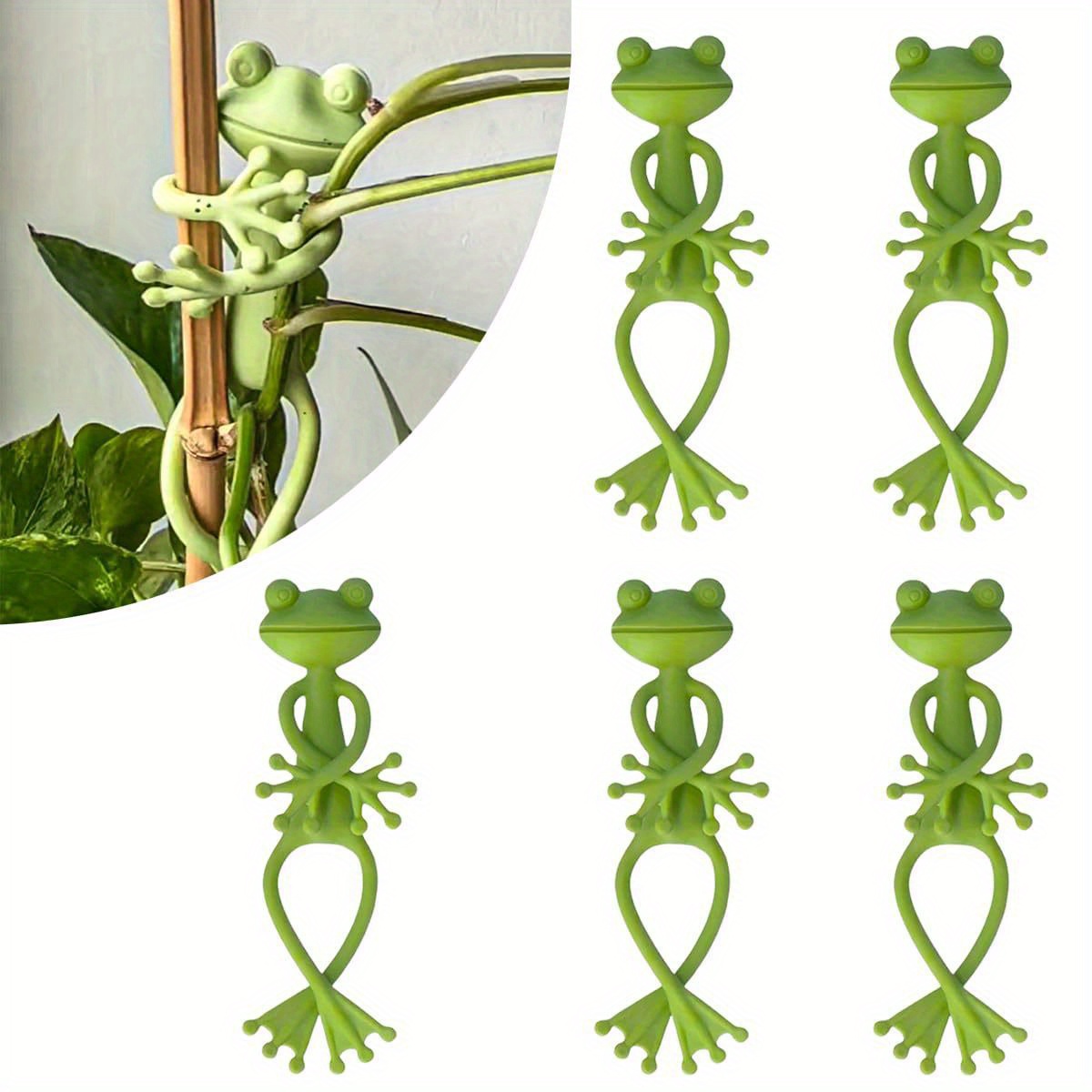 Creative Green Frog Plant Fixi - Gardening Tools Green review and price