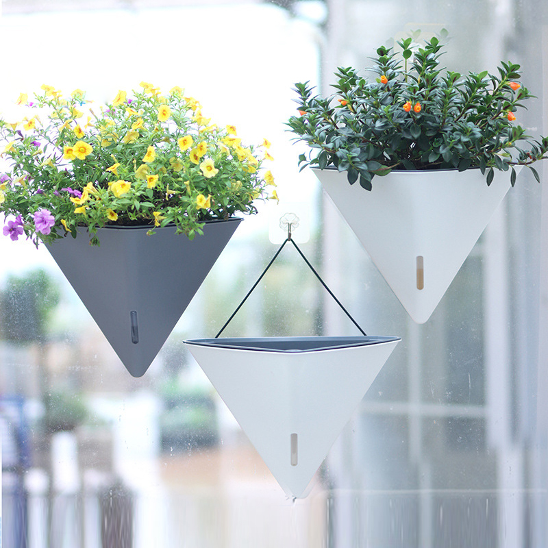 Fashion Triangular Wall Mounte - Gardening Tools Green review and price