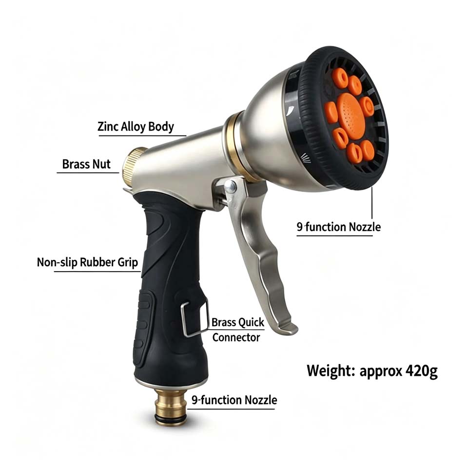 Multifunctional Car Wash & Gar - Gardening Tools Types review and price