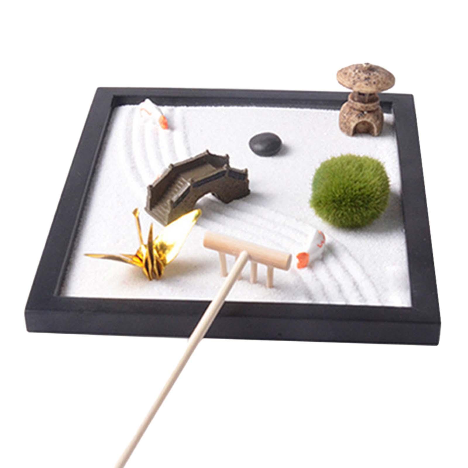 Zen Garden Sand Tray for Desk  - Zen Gardening Tools review and price