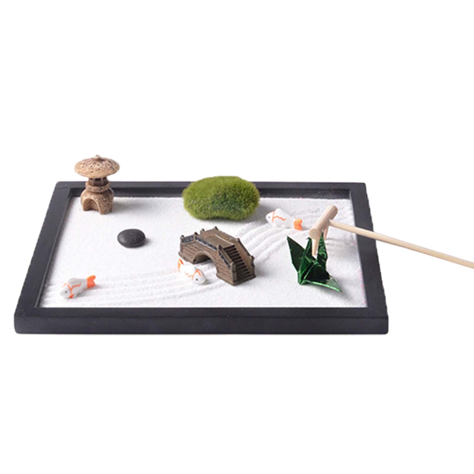 Zen Garden Sand Tray for Desk  - Zen Gardening Tools review and price