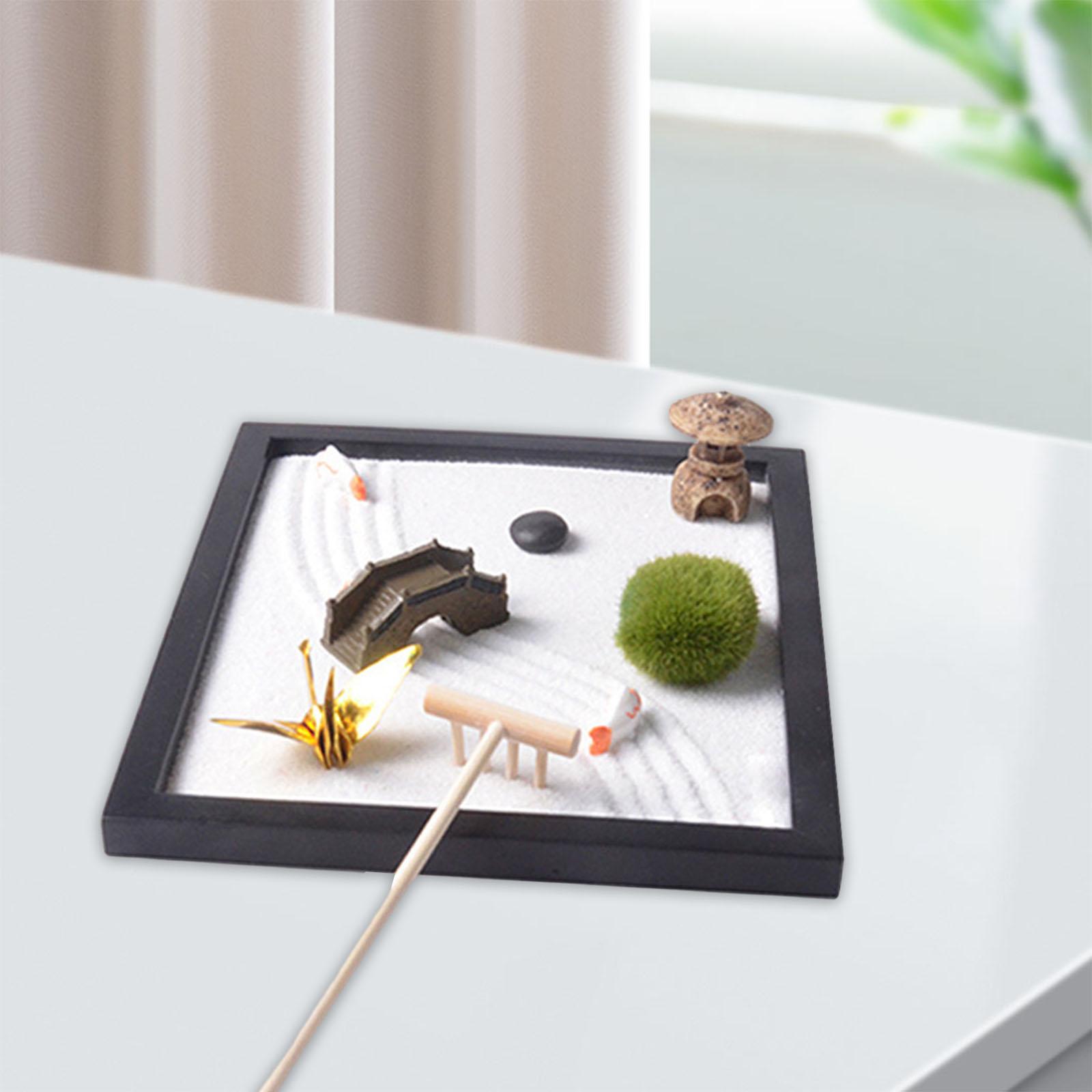 Zen Garden Sand Tray for Desk  - Zen Gardening Tools review and price