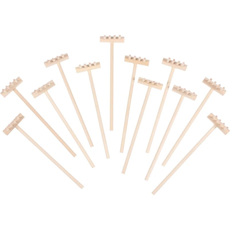 6pcs Mini Bamboo Rake Set for  - Zen Gardening Tools review and price