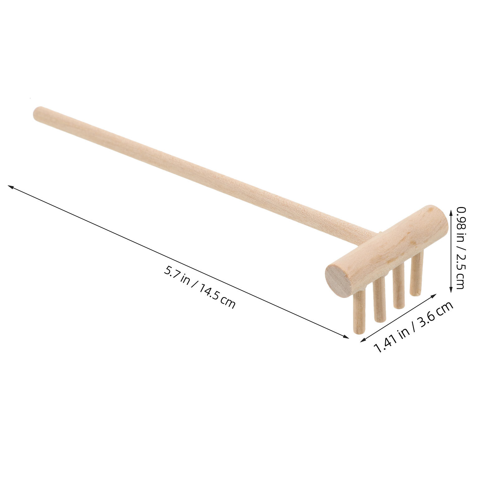 Miniature Bamboo Sand Rake for - Zen Gardening Tools review and price