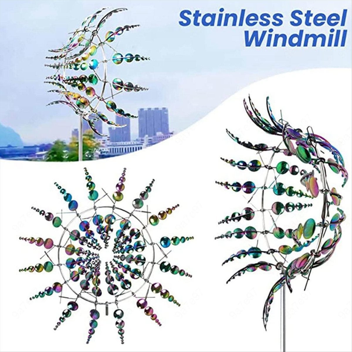 KSOL Magical Metal Wind Spinne - Gardening Tools B&Q review and price