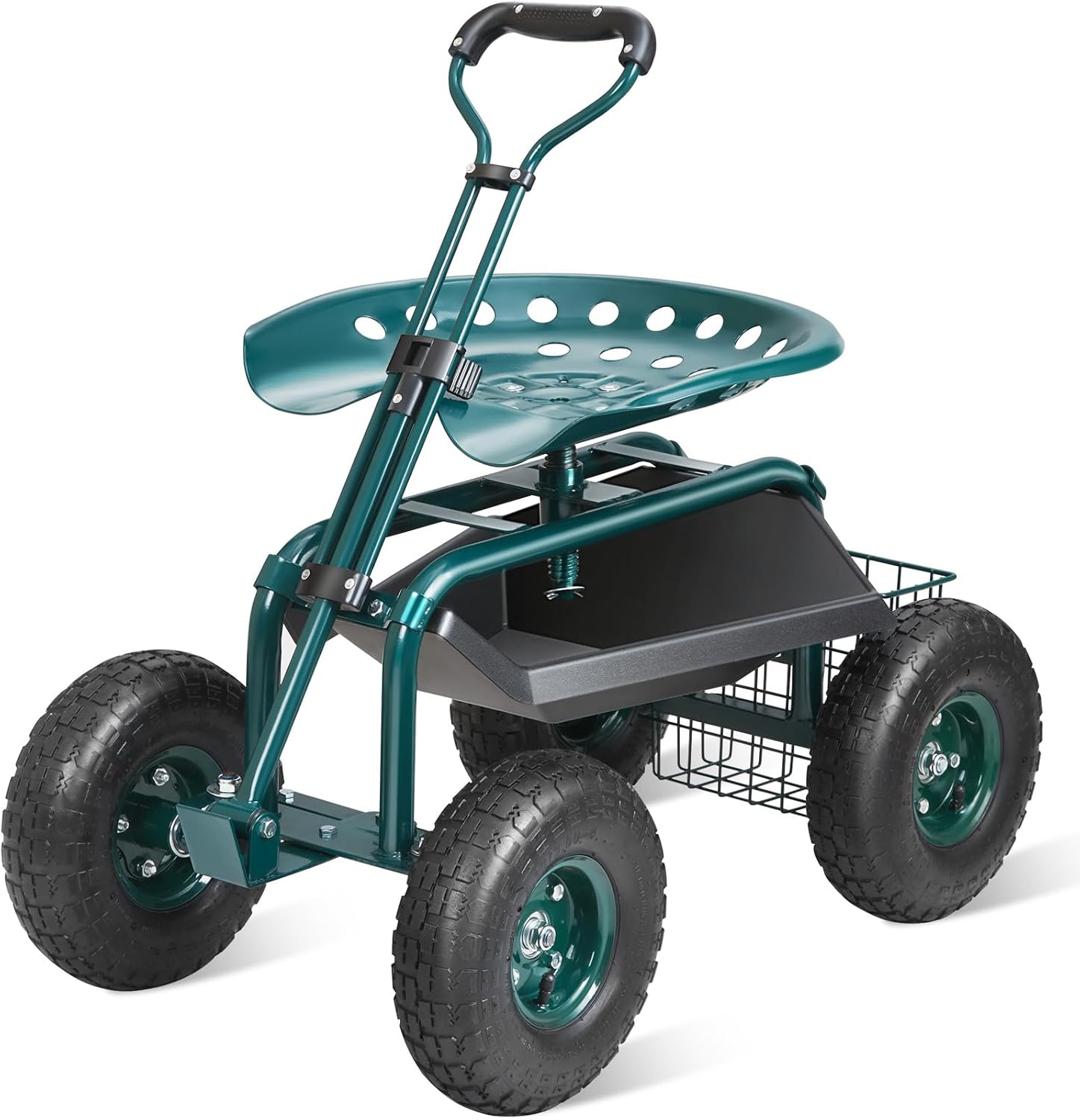 Garden Cart Rolling Workseat w - Gardening Tools Green review and price