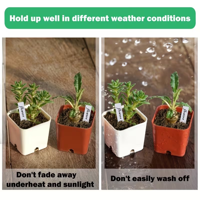 100pcs White Waterproof Plant  - Plant Label Tags review and price