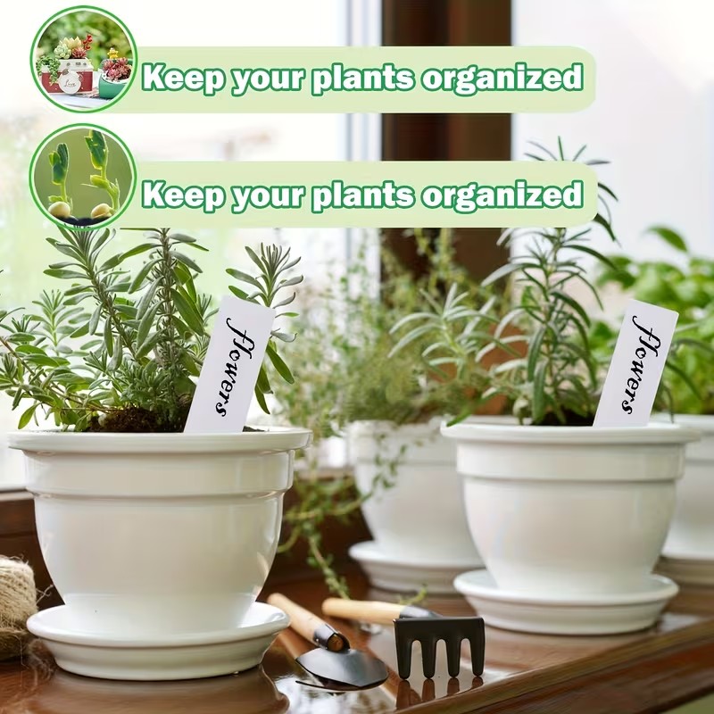 100pcs White Waterproof Plant  - Plant Label Tags review and price