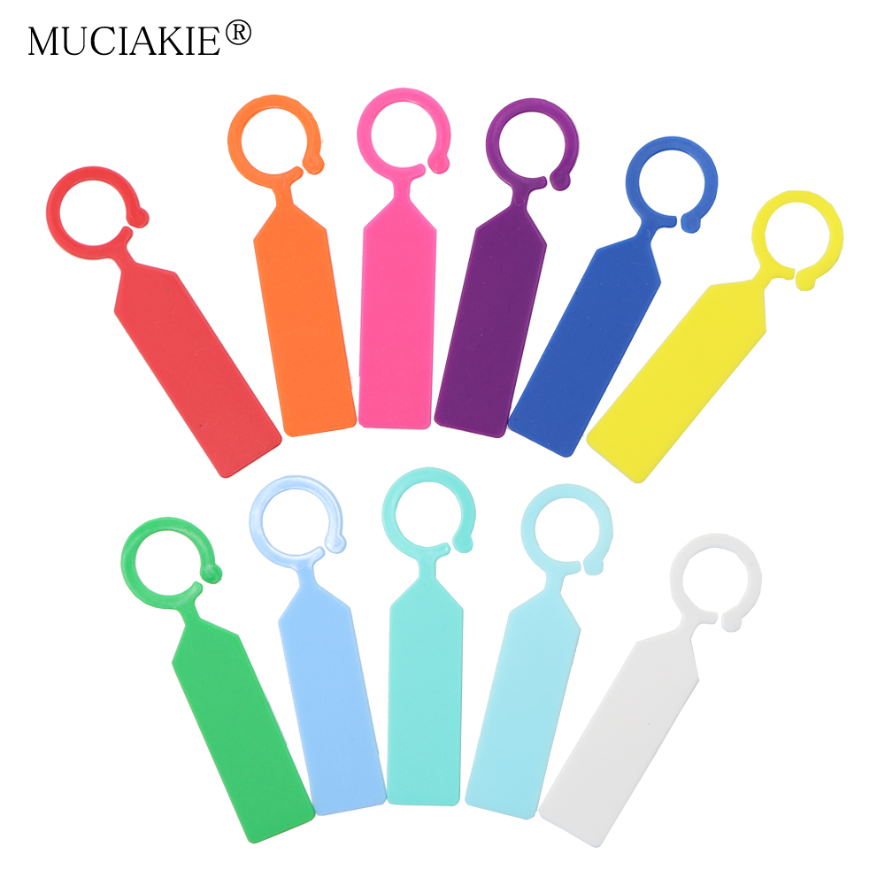 MUCIAKIE 50PCS Ring Plastic Ha - Plant Label Tags review and price
